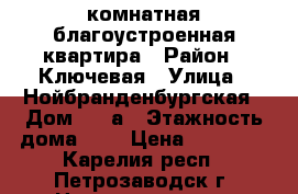 3-комнатная благоустроенная квартира › Район ­ Ключевая › Улица ­ Нойбранденбургская › Дом ­ 14а › Этажность дома ­ 5 › Цена ­ 16 000 - Карелия респ., Петрозаводск г. Недвижимость » Квартиры аренда   . Карелия респ.,Петрозаводск г.